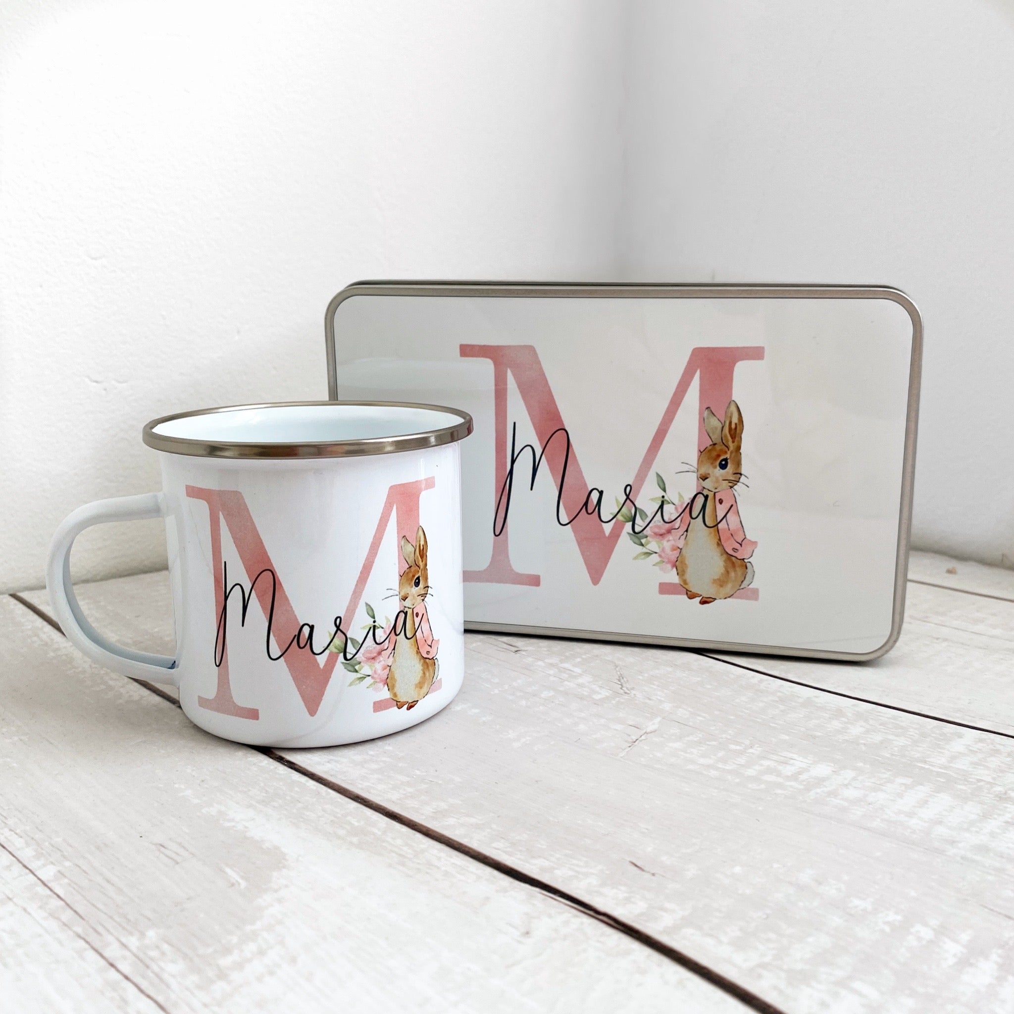 madkasse med navn, madkasse børn, madkasse til børn, madkasse metal, metal madkasse , peter kanin madkasse, metal boks med navn, boks med navn