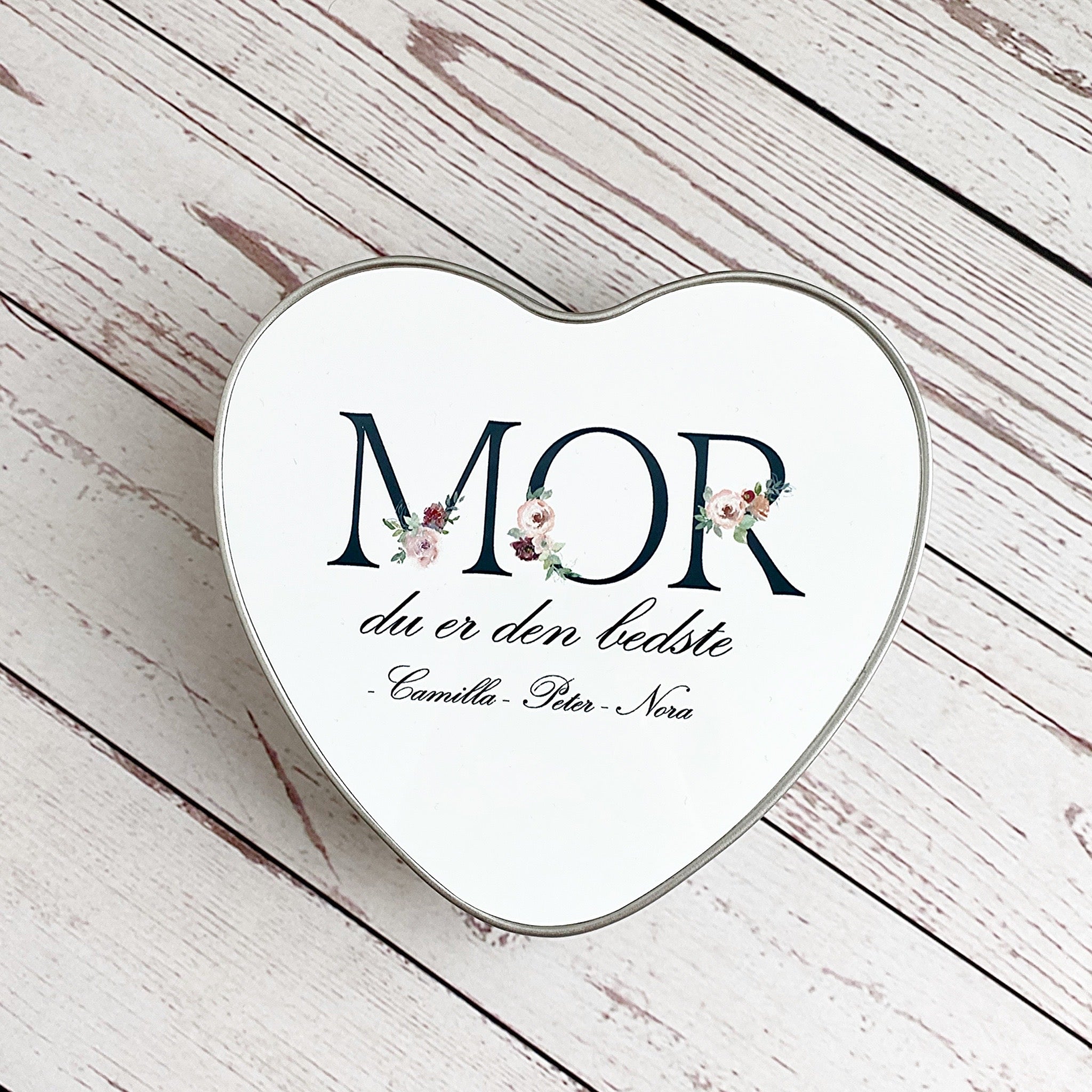 hjerteæske til mor, mors dag gave, morsdaggave, gave til mor, gave til hende,