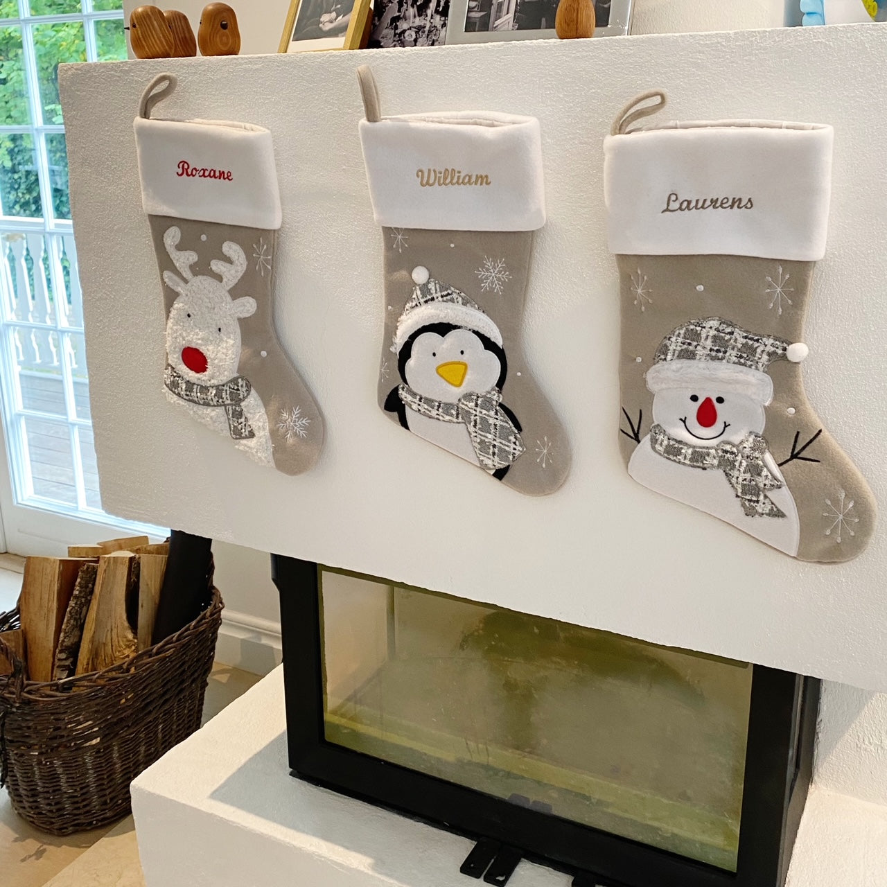 julesokker_med_navn, Julesok med navn, julestrømpe med navn,