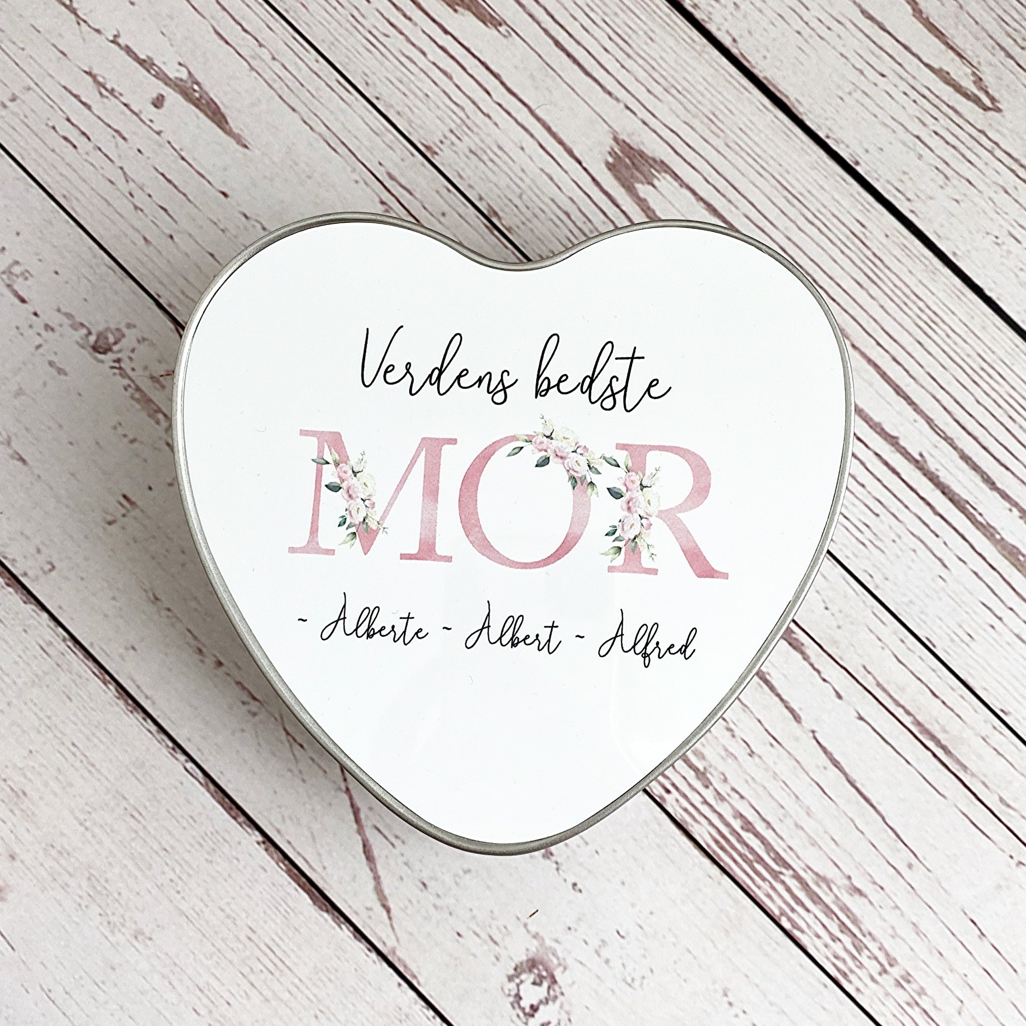 hjerteæske til mor, mors dag gave, morsdaggave, gave til mor, gave til hende,